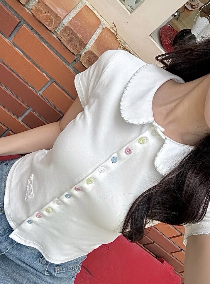 yoxrgravity's tweet photo. มาแปะเสื้อชมพูให้แล้ว 🤏🏻 คนถามทุกวัน เป็นเสื้อ polo คอบัวของ imilystyle คับ สีชมพูแบบน่ารักม้าก แต่น่ารักสุดคือกระดุม ผ้านุ่มโคตรร 👧🏻💘 https://t.co/iIeIBLMEXz