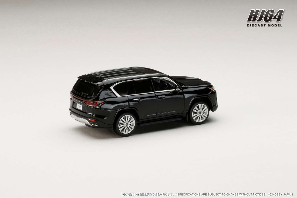 HJ_Minicar's tweet photo. 1/64 LEXUS LX600 EXECUTIVE / Black Interior
■3-Colors
■発売予定: 2025年11月以降
■お取扱店・海外代理店情報
https://t.co/Dv9aft35cB

#ホビージャパン #HobbyJAPAN #HJ64 #ミニカー #レクサス #LEXUS #LX600 #EXECUTIVE #LEXUSLX600 #LEXUSlife https://t.co/ILH5rub3Bk