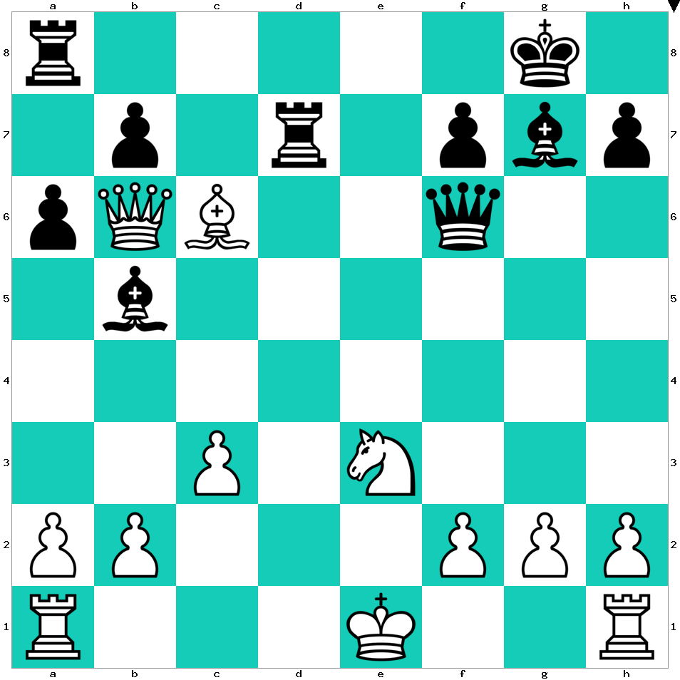 Chess_Strategy's tweet image. ❓ Test de niveau ★☆☆ sur Échecs & Stratégie. 𝐋𝐞𝐬 𝐍𝐨𝐢𝐫𝐬 𝐣𝐨𝐮𝐞𝐧𝐭 𝐞𝐭 𝐦𝐚𝐭𝐞𝐧𝐭 𝐞𝐧 𝟐 𝐜𝐨𝐮𝐩𝐬 ♟ Siv Bengtsson vs Natacha Benmesbah, Batoumi, 2019 ❤️ LIKEZ en indiquant votre temps de résolution ⌚️
📕 32 raisons de se mettre aux échecs 👉…