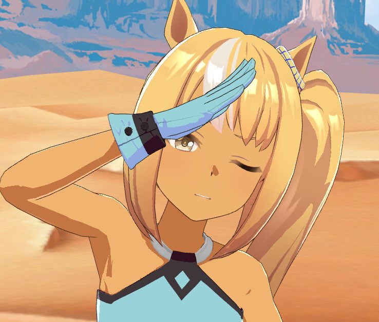 SolarRayUma's tweet image. ugh.. what's                    just me! the
so bright over                  shining star
there...                                 of tracen!