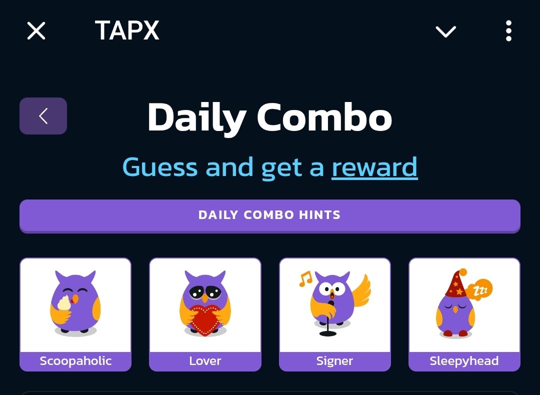 Earn in $TAPX token #DailyCombo 

DATE - 8 Oct. 2025 
▶️ Combo 👉 2 - 4 - 6 - 8

✔️FOLLOW
t.me/Teligram_GameFi 

Join the #Airdrops adventure. 🤑💸  
- 10k Coins
- 1 Star
- 5 Energy

For Telegram Premium 
🔥  20k Coins, 2 Star &amp; 10 Energy

PLAY Now-
t.me/tapxbattle_bot…
