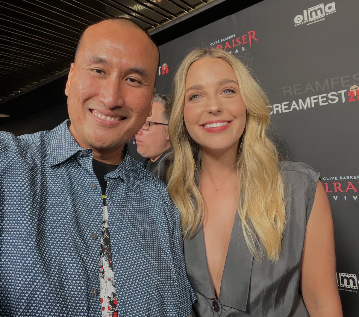 RamasScreen's tweet image. Rockin&apos; it with Jessica Rothe at Screamfest 2025

#JessicaRothe #Affection #Screamfest #HappyDeathDay