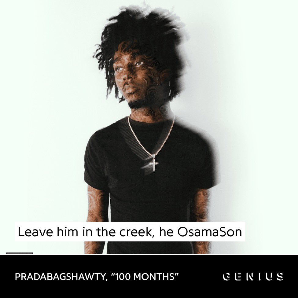 Pradabagshawty references Osamason in his new album 😭🔥