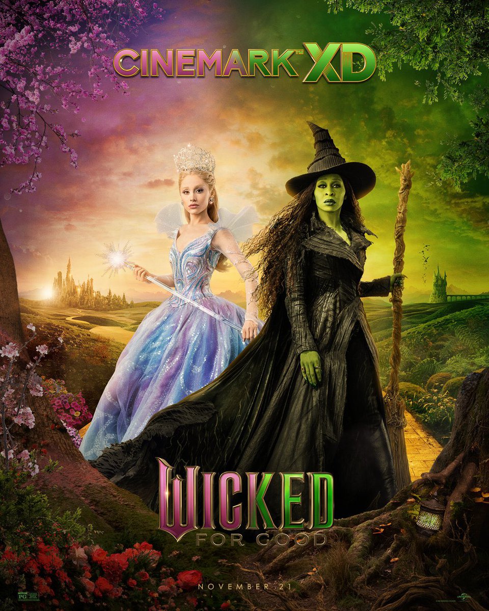 ArianatorsPH's tweet photo. Brand new Wicked: For Good posters just dropped! 💓✨

#Wicked #WickedForGood #WickedPH @TeamAriana @wickedmovie https://t.co/SdmRJzj4Jk