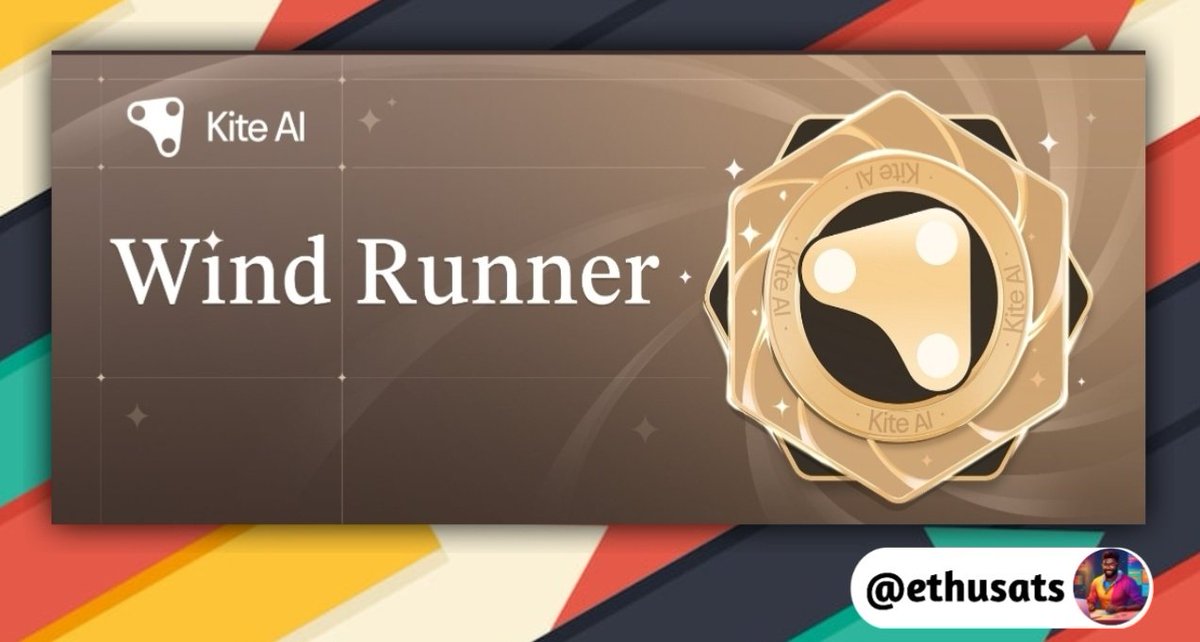Decoding_x's tweet image. 🧩Update on @GoKiteAI

Yesterday, KiteAi announced Wind Runner campaign to reward creator with same concept like sign did by giving them SBT.

• It’s a first agentic layer 1⛓️, so don&apos;t miss!
• For new user, u can go with my quote post.

ℹ️About Campaign:

» Good point is…