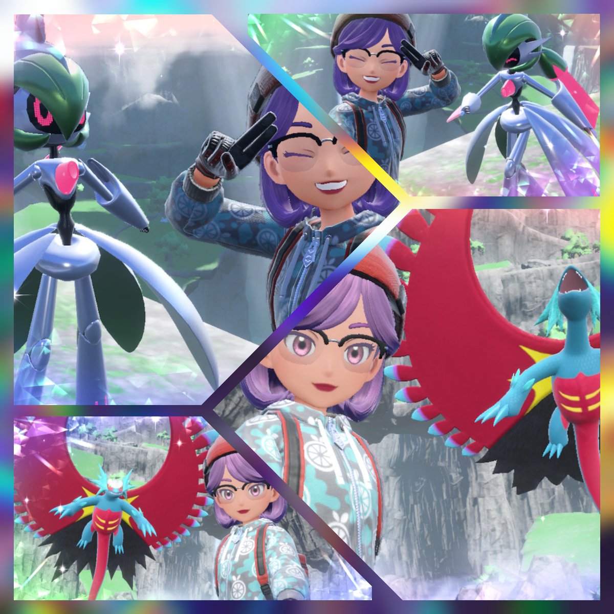 brianalmcon's tweet image. Paladín ferroso futurista y Salamandra dracónica prehistórica, listo #MightPokemon #TeraRaid #PokemonScarlet #NintendoSwitch