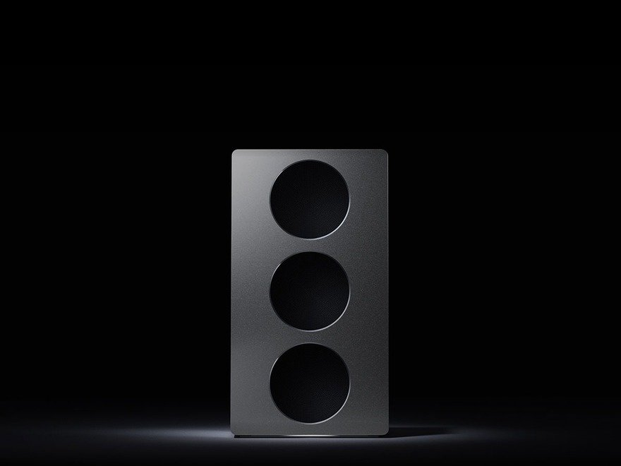 goando's tweet photo. XiaomiからアルミユニボディのブルータリズムなデザインのBluetoothスピーカーが登場

マグネットでアタッチできるフェースプレートは金属製と木製のものが選べる

Xiaomi's Bauhaus-ian Sound 2 Max Speaker
https://t.co/OTq4mWvb3z https://t.co/N5bTQvTIIo