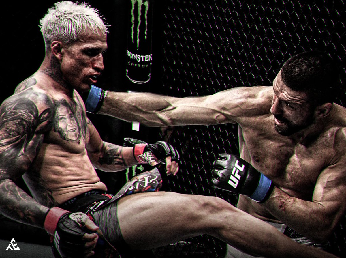 Charles Oliveira vs Mateusz Gamrot

art by me🎨