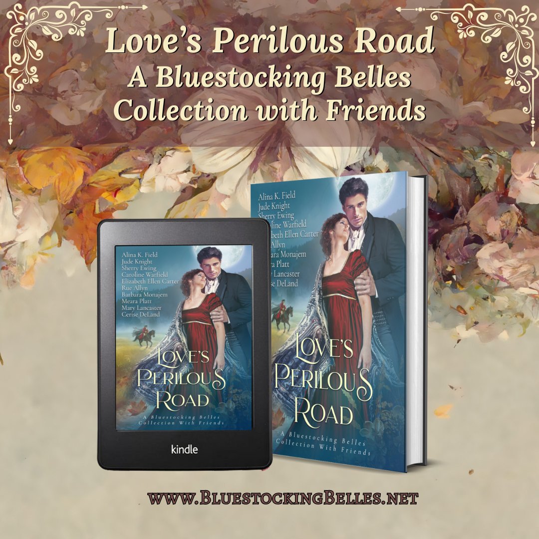 Preorder the @BellesinBlue boxset Love’s Perilous Road that releases October 31st. You’ll have hours of reading pleasure with this lovely Regency collection. ow.ly/PQBN30sPZCu