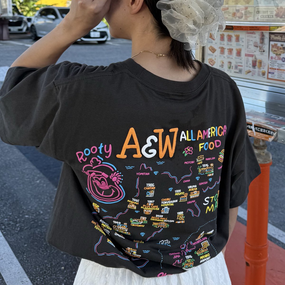 A&W STORE MAP TEEが登場👕✨ A&W国際通り松尾店リニューアルを記念し