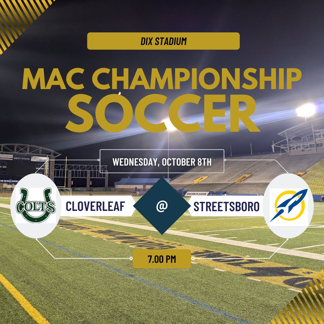 Always one of my favorite days of the year - I'm looking forward to plenty of great #MACtion at Dix Stadium!

<a href="/SboroAthletics/">Streetsboro Athletics</a> <a href="/CloverleafLocal/">Cloverleaf Schools</a> <a href="/falconathletes/">Field Falcon Athletics</a> <a href="/FieldBSOC/">Field Boys Soccer</a> <a href="/SHSLadyRockets/">Lady Rockets Soccer</a>