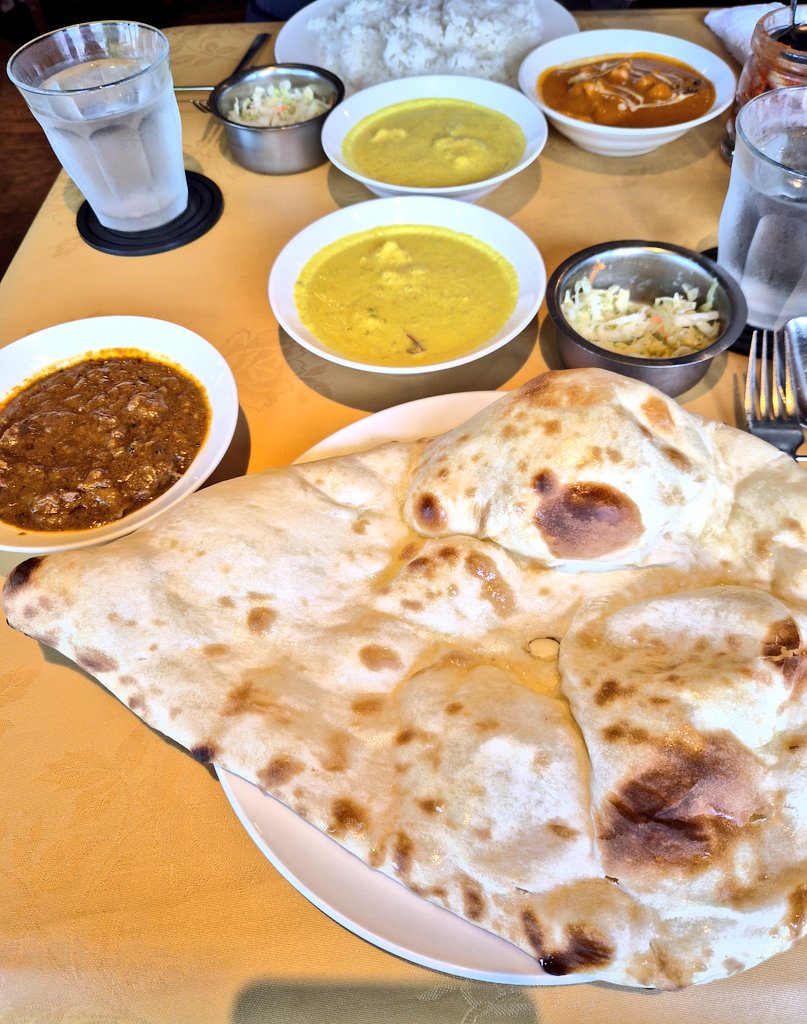 inforce_M's tweet photo. 技術者さんとランチMTG～🍴🤤
麹町のAJANTAで
マトンとエビカレー🫶 https://t.co/oXumgi2vJ6