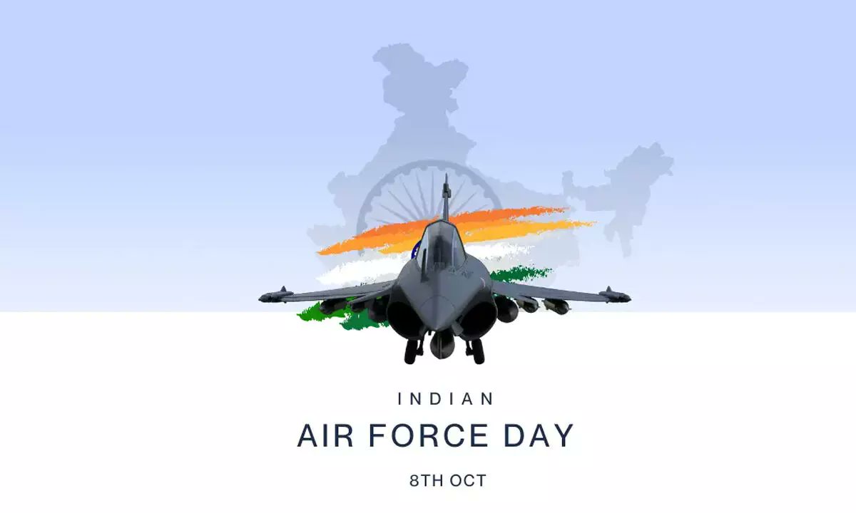 Mimo_Maharshi's tweet photo. नभः स्पृशं दीप्तम्॥

On the #AirForceDay, I salute the valor and precision of the Indian Air Force. 
Operation Sindoor stands as proof - swift, surgical and decisive. The skies have never known a greater guardian. 
JAI HIND! @IAF_MCC 🫡 https://t.co/Tx13wwNwQX