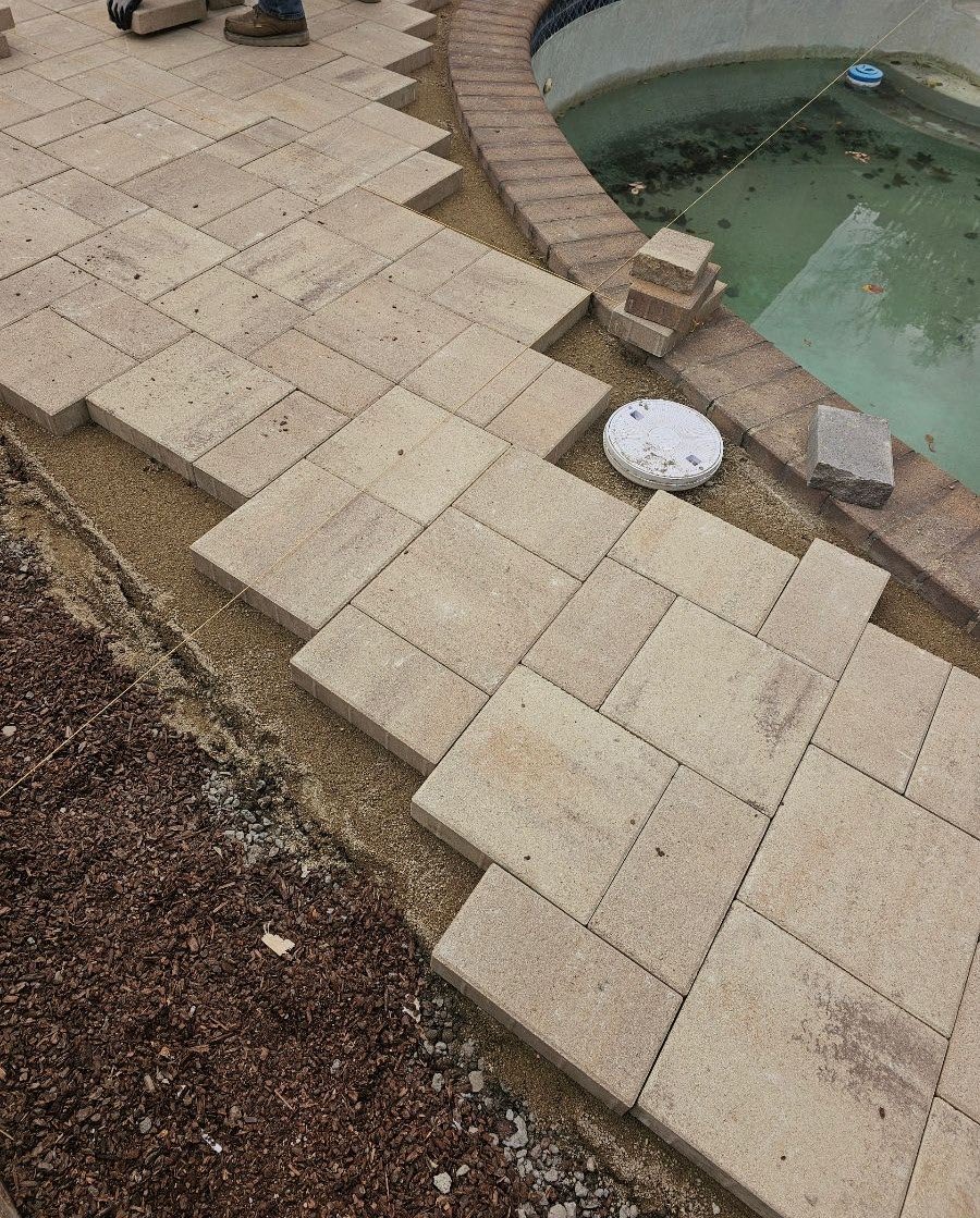 Cali_Paver's tweet photo. From poolside construction to a polished finish—another paver project completed in Stockton! Ready for endless outdoor enjoyment 💦🌞
#StocktonCA #PoolDesign #PaverProject #BackyardLiving #Hardscaping #CaliforniaPavers #OutdoorSpaces https://t.co/QVHirnxMQR