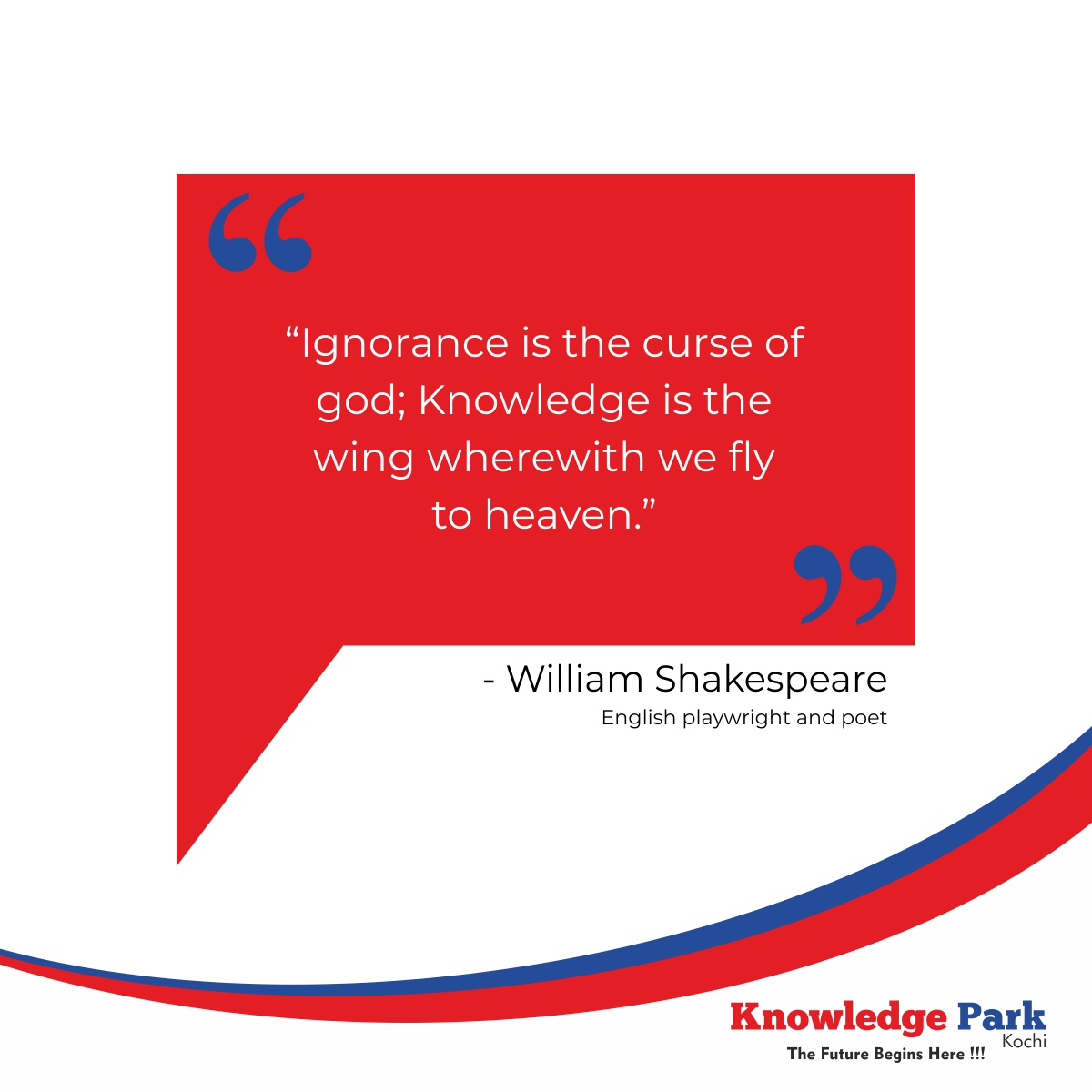 Knowledgepark5's tweet image. Thought for the day

#thoughtfortheday #inspirational #education #students #KnowledgeParkKochi