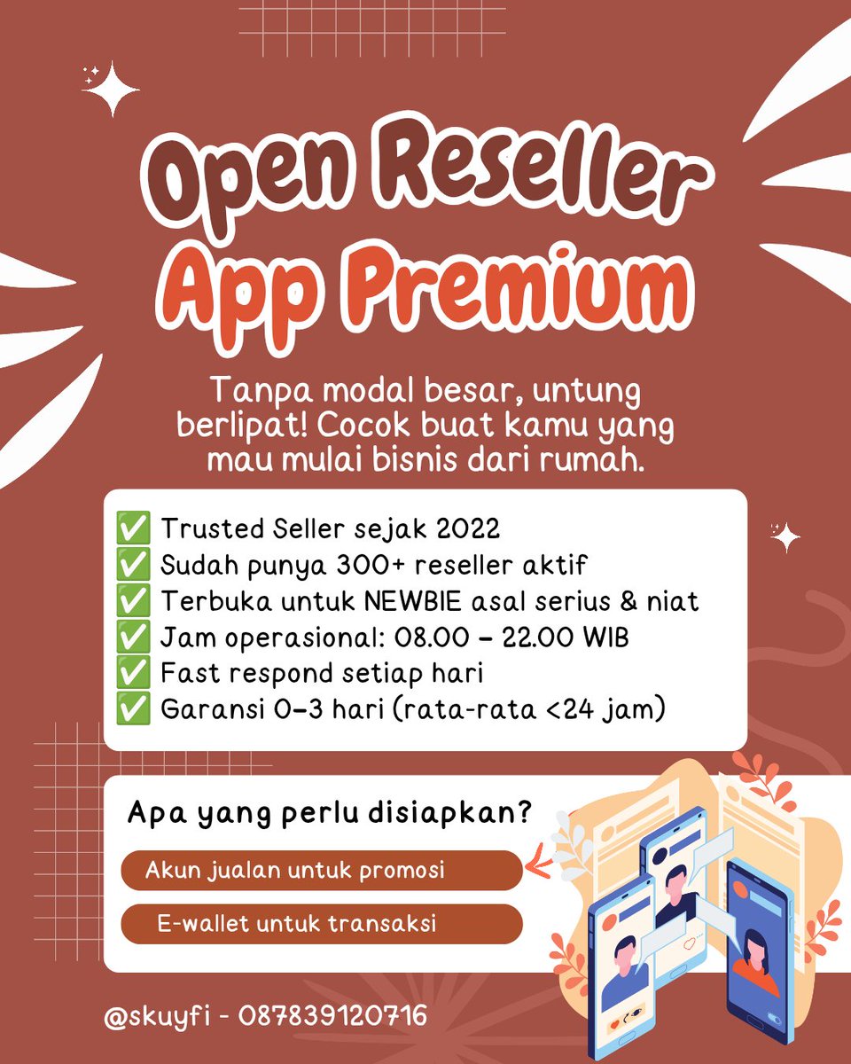 OPEN RESELLER APP PREM tweet media