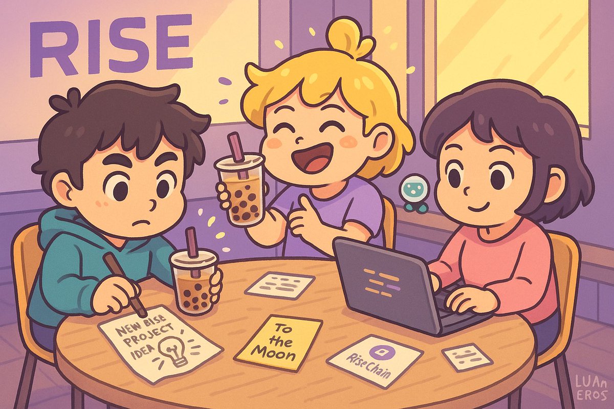Erosluan's tweet image. Who said brainstorming has to be serious?
All we need is milk tea, good Wi-Fi, and ideas popping like boba! 🧋💡😆
#TeamCode #RiseChain #MilkTeaMoments #Web3Fun
@rise_chain @rise_ecosystem @0x782usdt @0xxenonicle