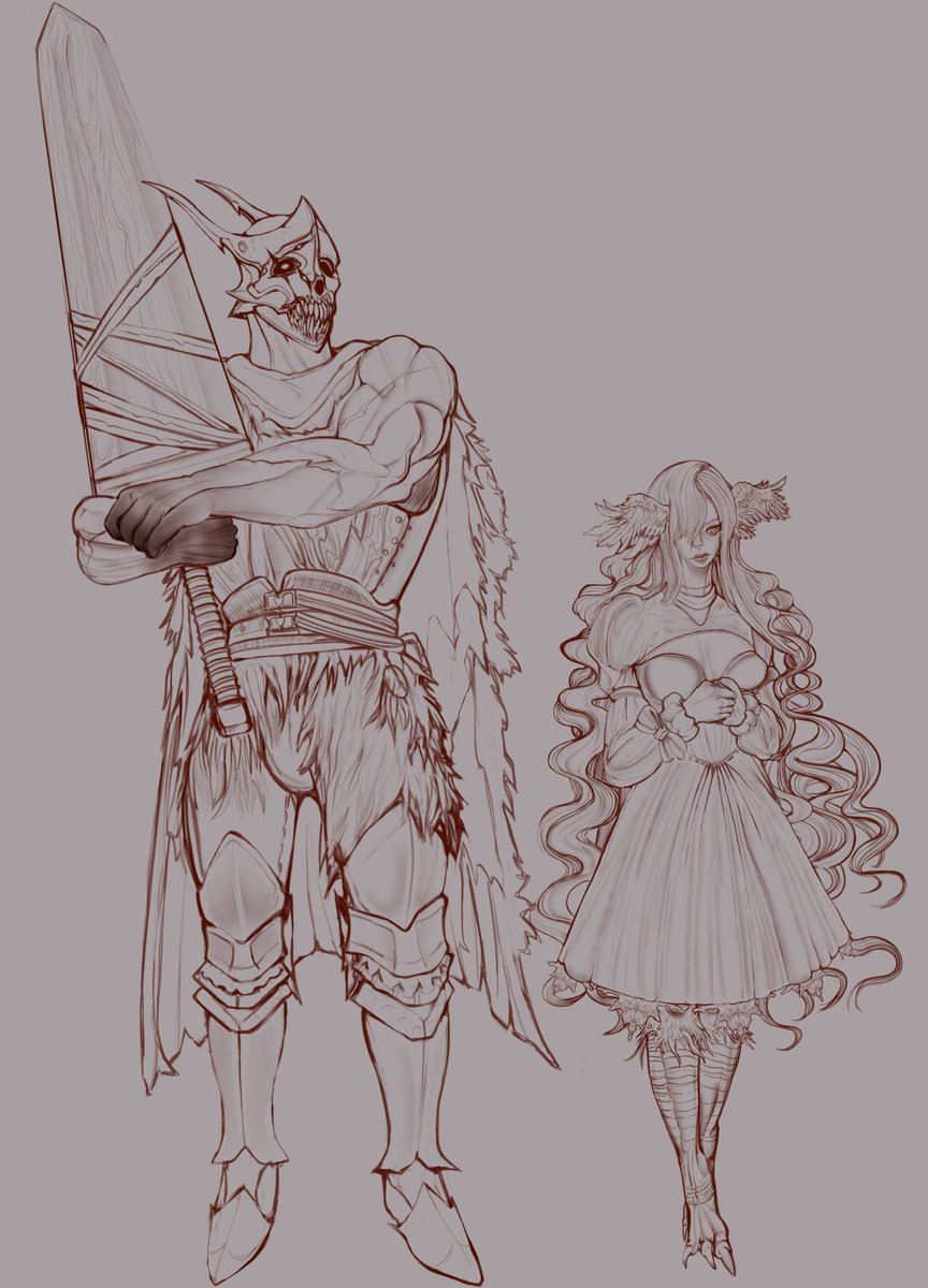 FangsofAmaurok's tweet photo. #digitalartwork ,#characterdesign ,#ocart 
Starting off with my most recent drawings I've made in the past week, quite proud of these https://t.co/UuprKY8WRa