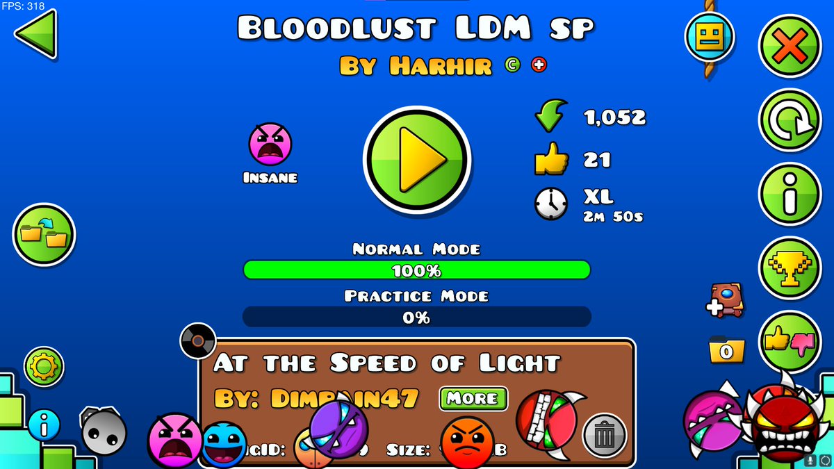 NotMobular's tweet image. It's actually over. My FINAL hardest ever.
Bloodlust has finally been completed. I can rest now. It's over. 

16242 attempts.

I finally proved to myself: fear will not stop me, setbacks will not stop me. 

In the end, I won.