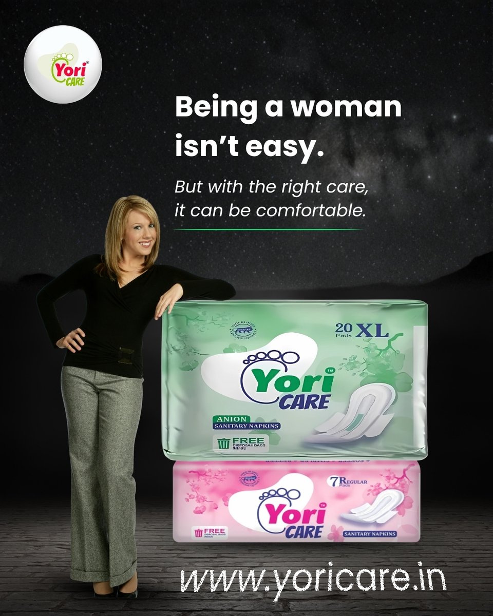 yoricare's tweet photo. Every #woman deserves comfort that never lets her down. Yoricare sanitary pads are designed to keep you fresh, confident, and unstoppable — no matter what time of the month it is. 

📞Call Us: 9999503566 | 9716533868 | 9891506565 https://t.co/Ey7vzT7O76
