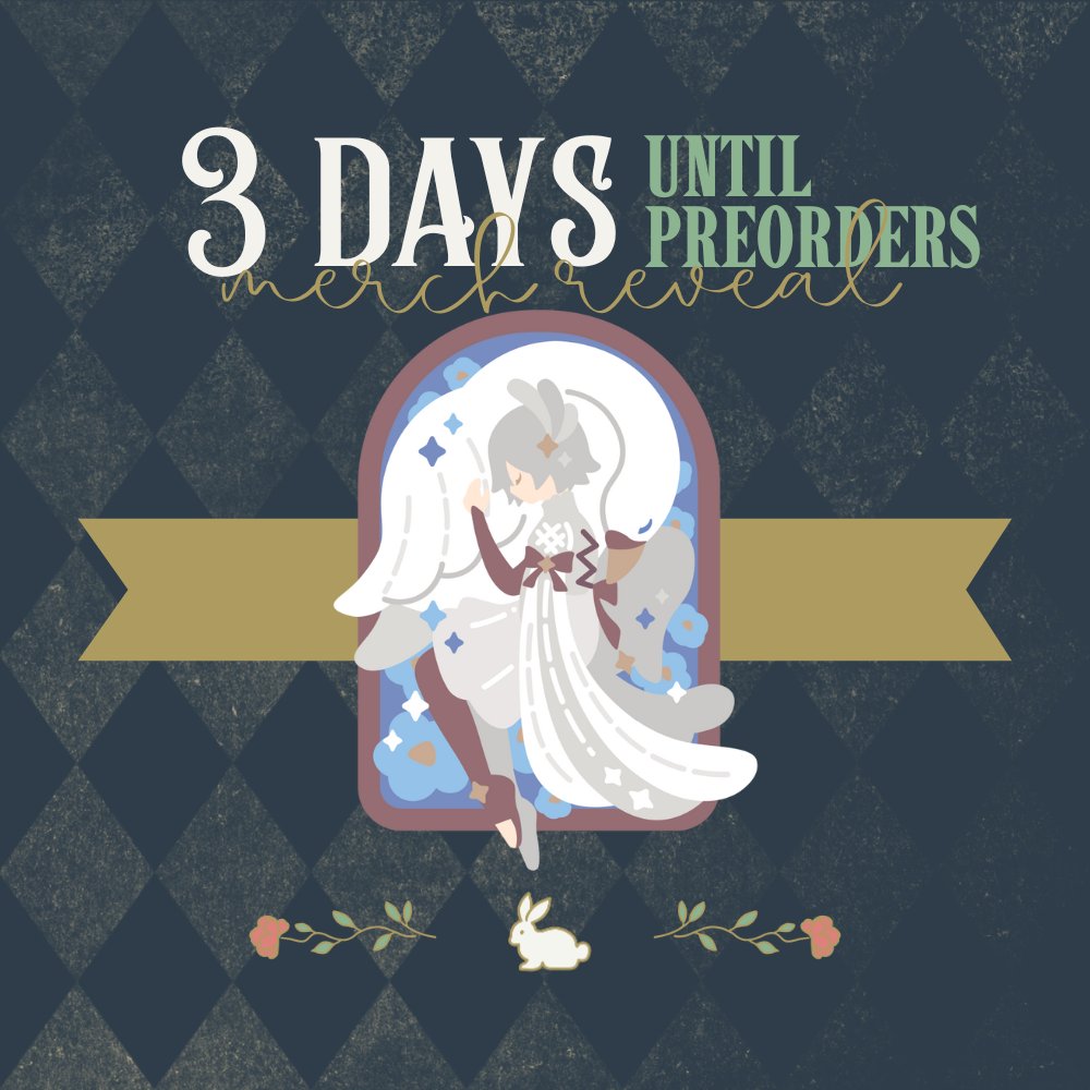🐇 PREORDERS COUNTDOWN 🐇 

There's just three days until preorders open! Get ready to add some magic to your day with this beautiful embroidered patch, designed by <a href="/hiuthis/">hiu 💫</a>!

📅 Preorders open October 10th, 12 PM PST