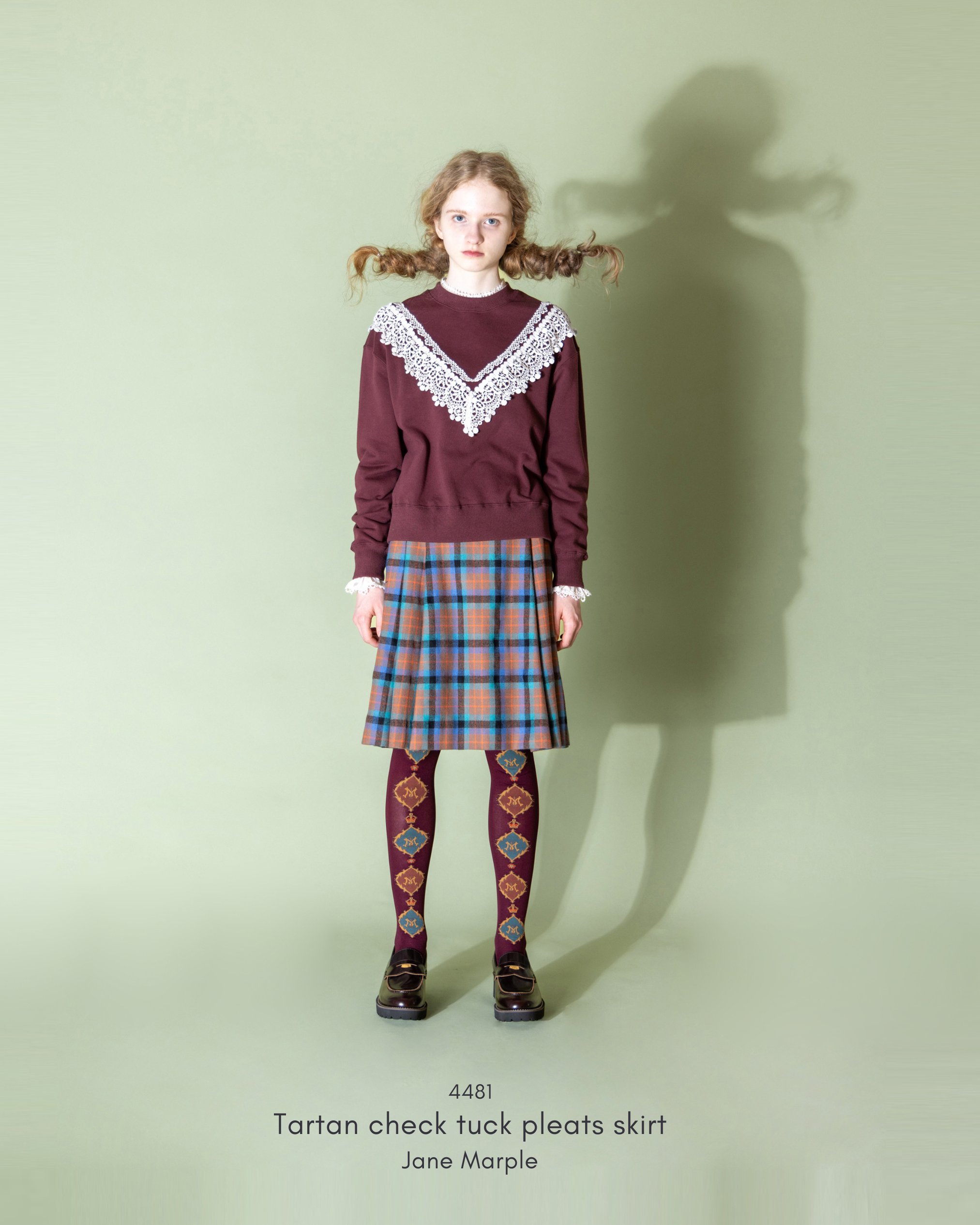 ジェーンマープルリボン柄 Jane's drawing fluffy skirt ジェーンマープルリボン柄 Jane´s drawing fluffy skirt