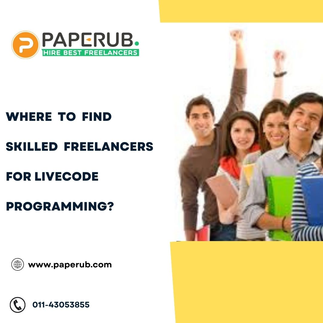 Paperubofficial's tweet image. Find skilled freelancers for LiveCode programming on Paperub. Get expert coders for your projects easily.
Visit Us : paperub.com/blog/where-to-…
#LiveCode #Freelancer #Programming #Paperub #HireDevelopers