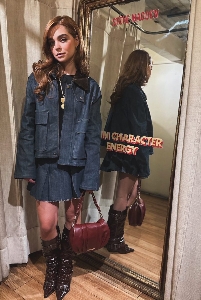 macagarcianews's tweet image. 📸 — Maca en el evento de la presentación de la nueva colección de Steve Madden