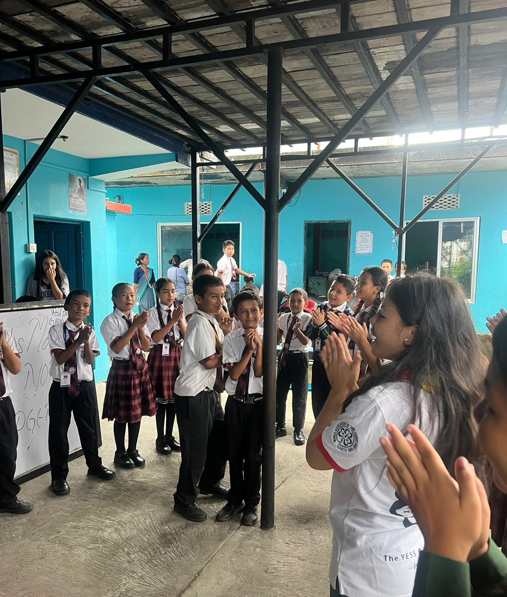 YessNepal's tweet photo. Empowering young minds at Champion English School, Dharan-15! 🌱✨ An interactive session on Green Tech Generation, Welcome to my world 🌎 ,Career Bridger, Advocacy, and Free Being Me #YESSGirlsMovement #NepalScouts #GreenTechGeneration #CareerAwareness #AdvocacyMatters https://t.co/SZgN1fx1TT