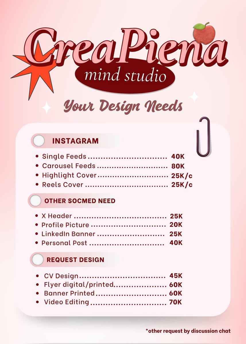 someerdive's tweet photo. @jecyalle Hai Kak, aku open jasa design yaa Kak 🤩 https://t.co/vNCpQA0ut8