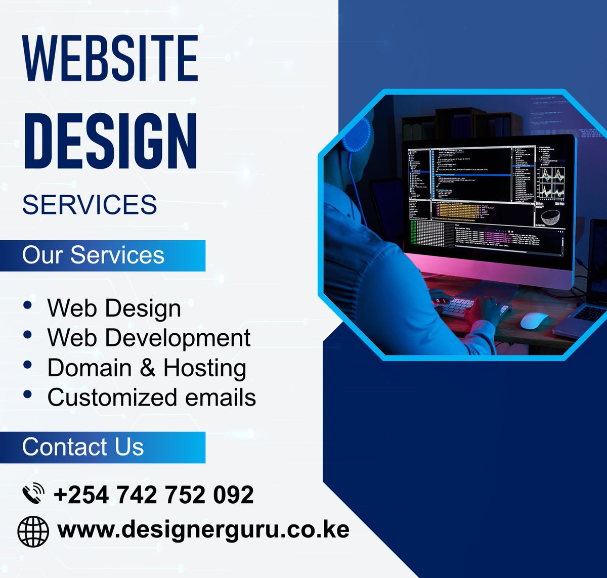 kenyanlad_'s tweet photo. We'll design a modern, responsive website that showcases your business and strengthens your online presence.

☎️0742752092
#designerguruke https://t.co/dK4VXlnjzG