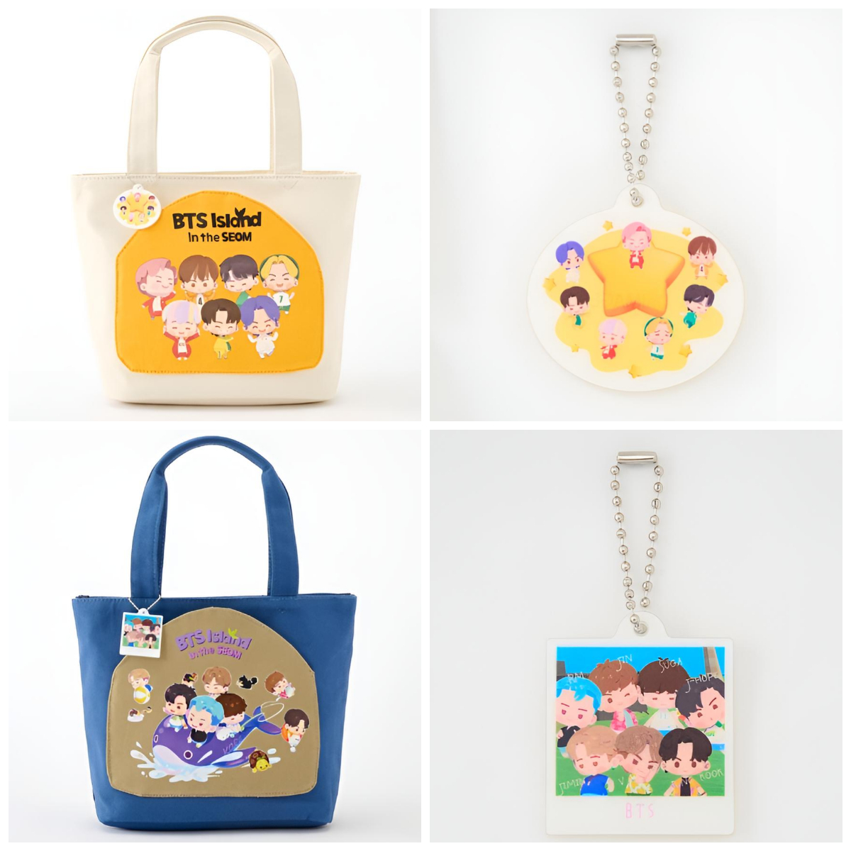 しまむら×BTS インザソム】ARMY歓喜のアクキー付きトートバッグ
