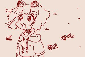 「ちかごろのらくがき1 秋のたぬき」|うちうのイラスト
