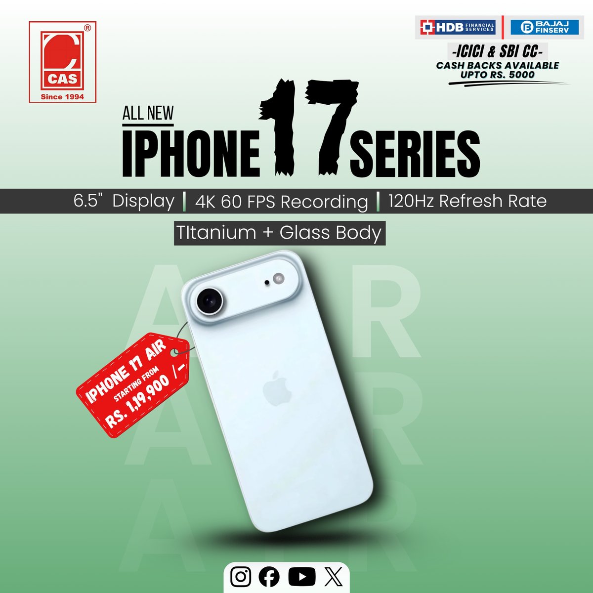 CAS_COMPUTERS's tweet photo. Scroll... Scroll... Scroll 🫨

Don't forget about the GIVEAWAY!!! 🫣

#cascomputers #assam #ArunachalPradesh #giveaway #iPhone17Air #viral #fyp #EXPLOREMORE #foryoupage https://t.co/yn3FjIeBFr