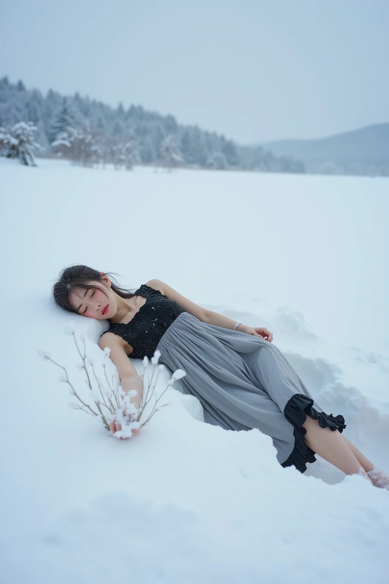 snowmachine222's tweet photo. #寒冷フェチ #coldfetish #雪責め #美丽冻人
#AIart https://t.co/I2evQIU5La