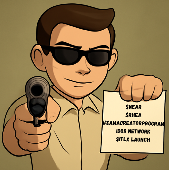 gNEAR giDos gZAMA guys!

Today's To-Do list:
•  Check $NEAR and ecosystem updates
•  Trade on <a href="/rhea_finance/">Rhea Finance</a> and earn tickets for this week's trading comp
•  Create content around <a href="/zama_fhe/">Zama</a> for #ZamaCreatorProgram 
•  Yap something informative on <a href="/idOS_network/">idOS</a> (unlike other