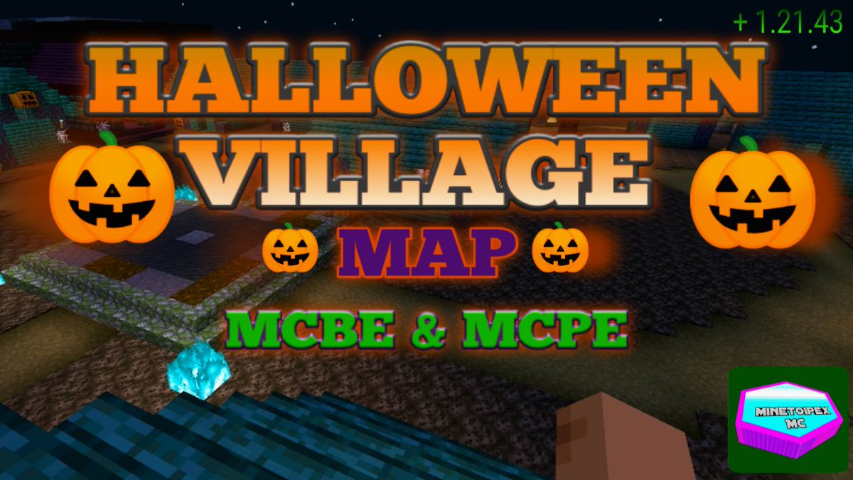 ¡Nuevo Mapa! Halloween village map for MCPE &amp; MCBE
Creado por: Flankev
Descarga disponible en: cubitosmc.com/2025/10/hallow…