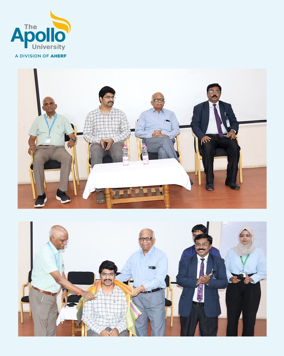 The Apollo University (@apollouniv) on Twitter photo Inspiring day at The Apollo University! Our Leadership Club successfully hosted the Young Leaders Dialogue, featuring the "Viksit Bharat Quiz 2026" and "Build Young Leaders India 2047" session.
#TheApolloUniversity Inspiring day at The Apollo University! Our Leadership Club successfully hosted the Young Leaders Dialogue, featuring the "Viksit Bharat Quiz 2026" and "Build Young Leaders India 2047" session.
#TheApolloUniversity