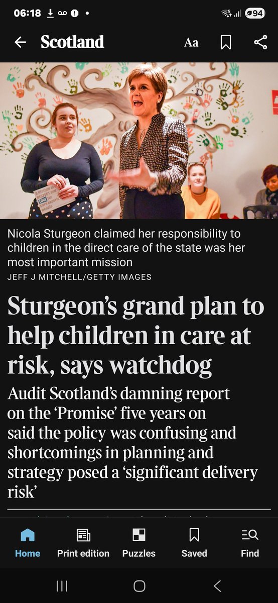 Yet another of Sturgeon's plans ends in abject failure.  All that time in power, all that money she has earned and Scotland is worse off for it.

"It was only ever about the big announcement, the photo opp, huge sums of taxpayers’ money then ultimate failure. It’s the Nat way"