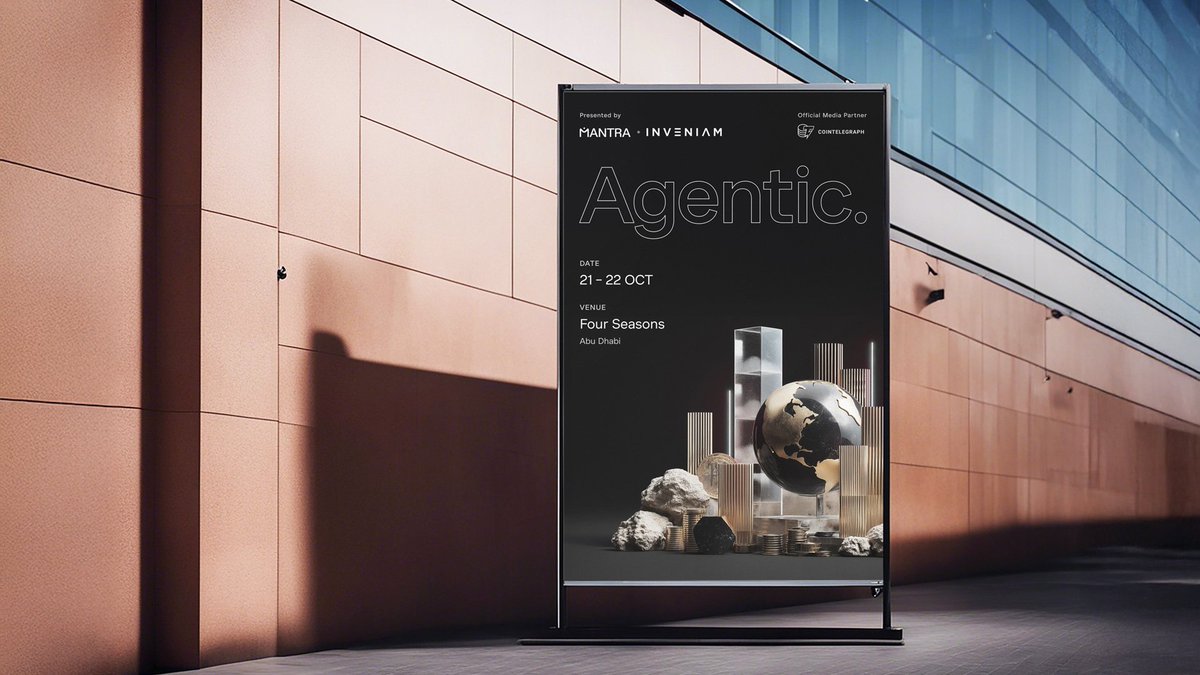 MANTRA_Chain's tweet image. In just two weeks we'll be at #AgenticSummit our 2-day event in Abu Dhabi, bringing together asset managers, tech innovators & market builders to reimagine finance at the intersection of TradFi + DeFi 🌐
From tokenization at scale to AI-driven markets, we’ll dig into the…
