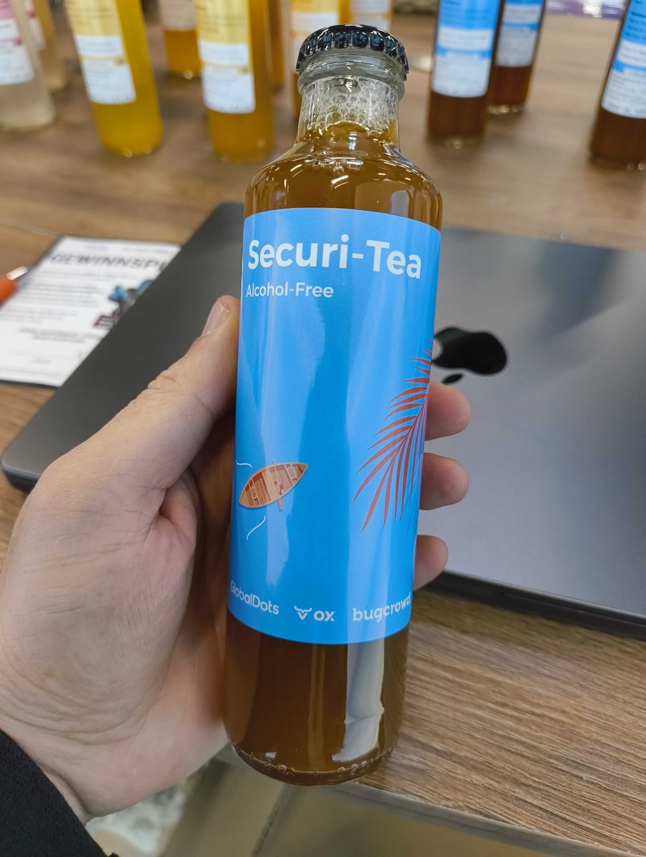 Bugcrowd's tweet image. Found: paradise on Floor 6 🌺 🏖️

Cool off at #ITSA Booth 203 with CISOjitos and SecuriTea on us 😎

#Bugcrowd #IngenuityUnleashed