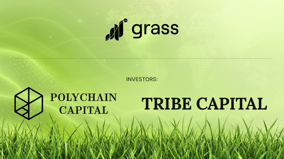 grass just bagged $10M in funding from Polychain and Tribe Capital 🔥

This isn’t just another DePIN project, the momentum is getting real.

I’ve already shared a full guide on how to join and start participating with Airdrop <a href="/grass/">Grass</a>  👇

x.com/Syrenn88/statu…