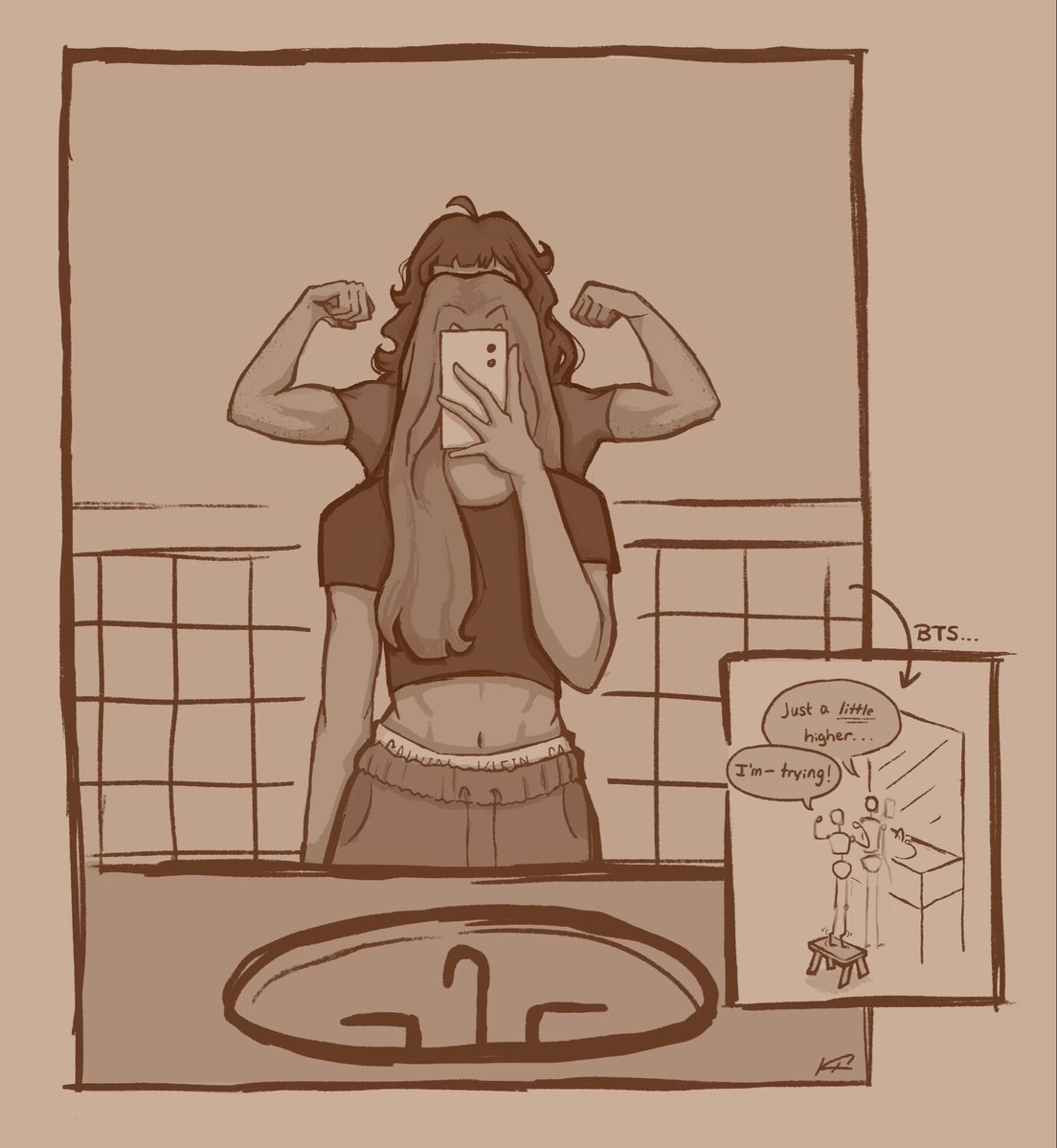 #zoemira #ZoemiraWeek2025 Day 3: Domestic Life (kinda)

Needed an excuse to draw this silly idea