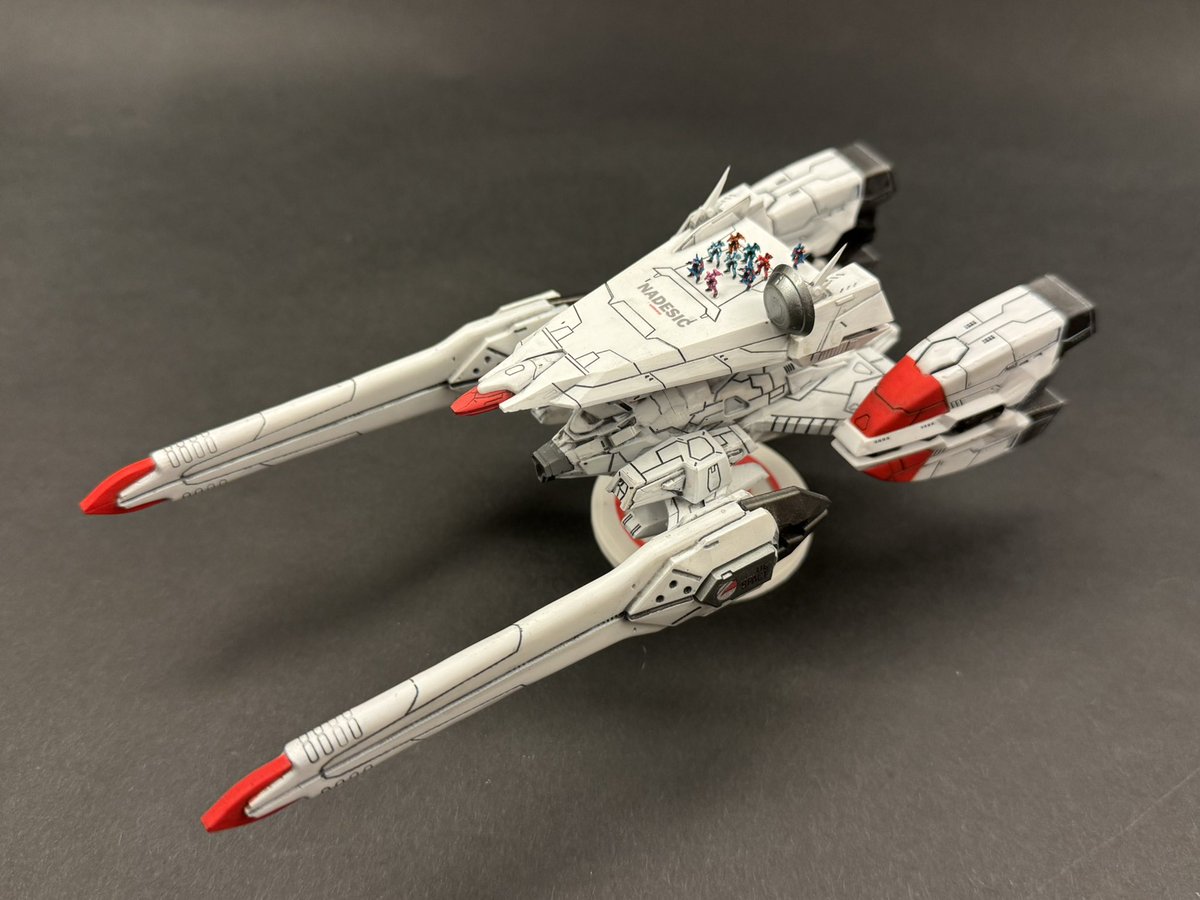 Tomatobeanbean's tweet photo. 1/1700 ナデシコ級一番艦ナデシコ (NERGAL ND-001 NADESICO) &amp; エステバリス

YOU GET TO BURNING
君らしく 誇らしく 向かってよ
夢中になった 日々が 夢の破片さ https://t.co/0G0ZtfdGcQ