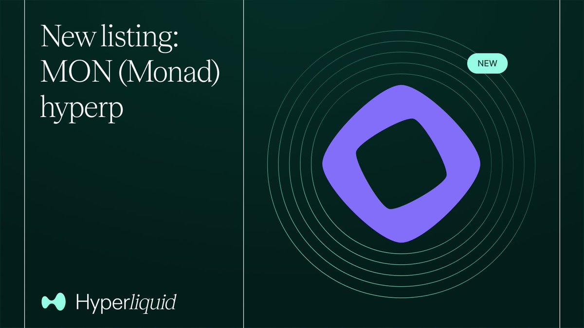 💥Monad Listing Hyperliquid

Cuối cùng thì con hàng L1 quốc dân đã chính thức listing rồi anh em

Giá đang 0.15$ tương đương FDV 15B$ 👀