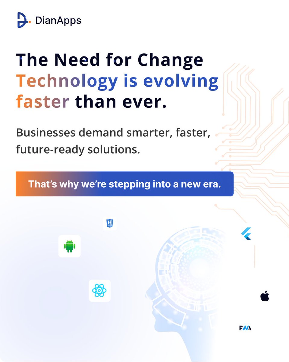 DianApps_Tech's tweet image. We didn’t just revamped our website; we redefined what DianApps stands for.

The world’s evolving faster than code can compile and we’re evolving with it.

Meet the new DianApps, where innovation learns, adapts, and thinks. 
dianapps.com

#Rebranded #DianApps