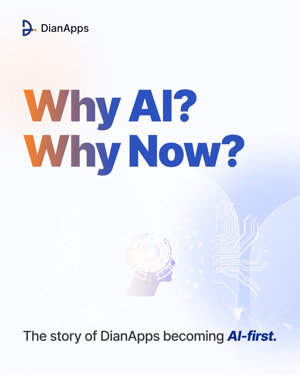 DianApps_Tech's tweet image. We didn’t just revamped our website; we redefined what DianApps stands for.

The world’s evolving faster than code can compile and we’re evolving with it.

Meet the new DianApps, where innovation learns, adapts, and thinks. 
dianapps.com

#Rebranded #DianApps