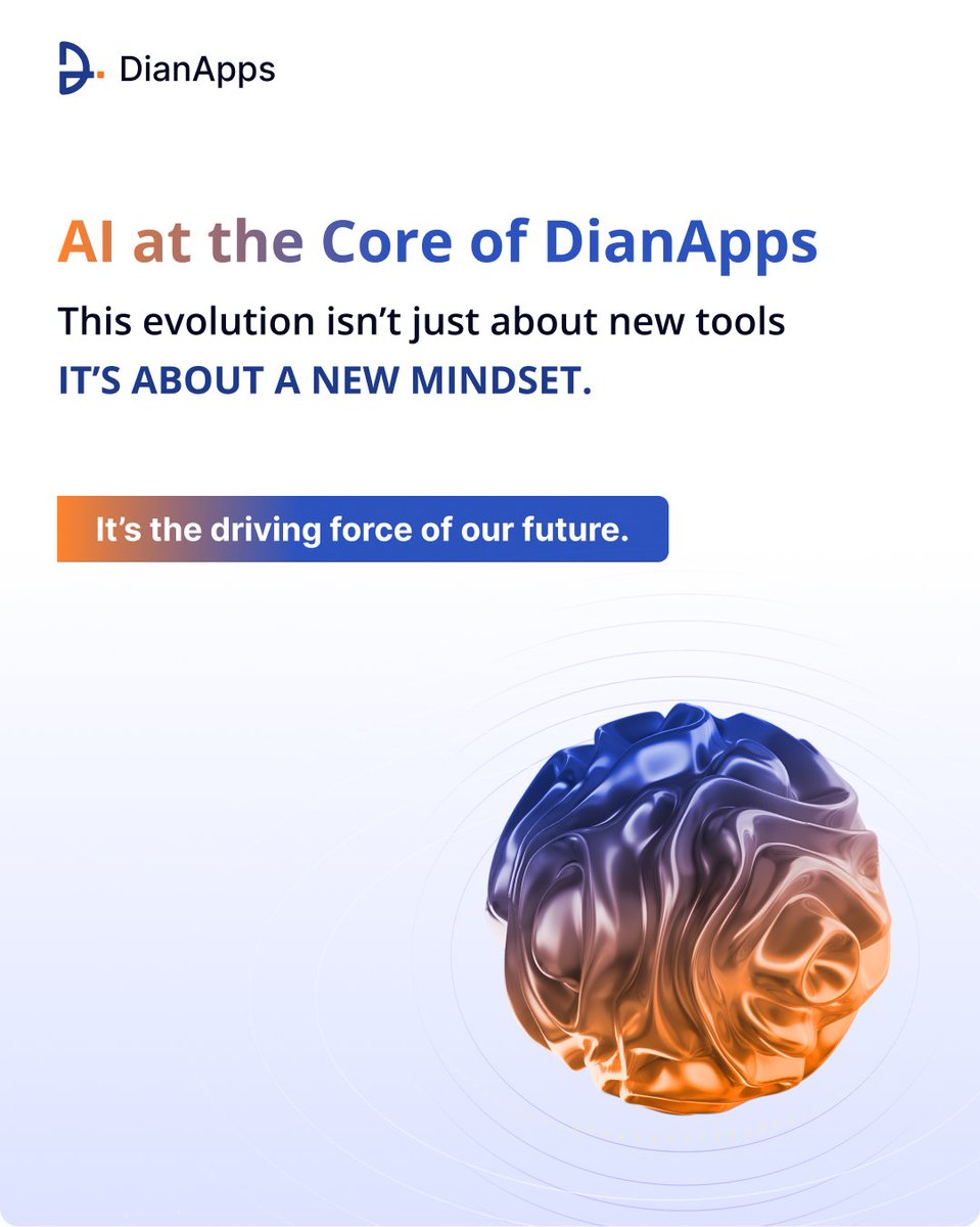 DianApps_Tech's tweet image. We didn’t just revamped our website; we redefined what DianApps stands for.

The world’s evolving faster than code can compile and we’re evolving with it.

Meet the new DianApps, where innovation learns, adapts, and thinks. 
dianapps.com

#Rebranded #DianApps