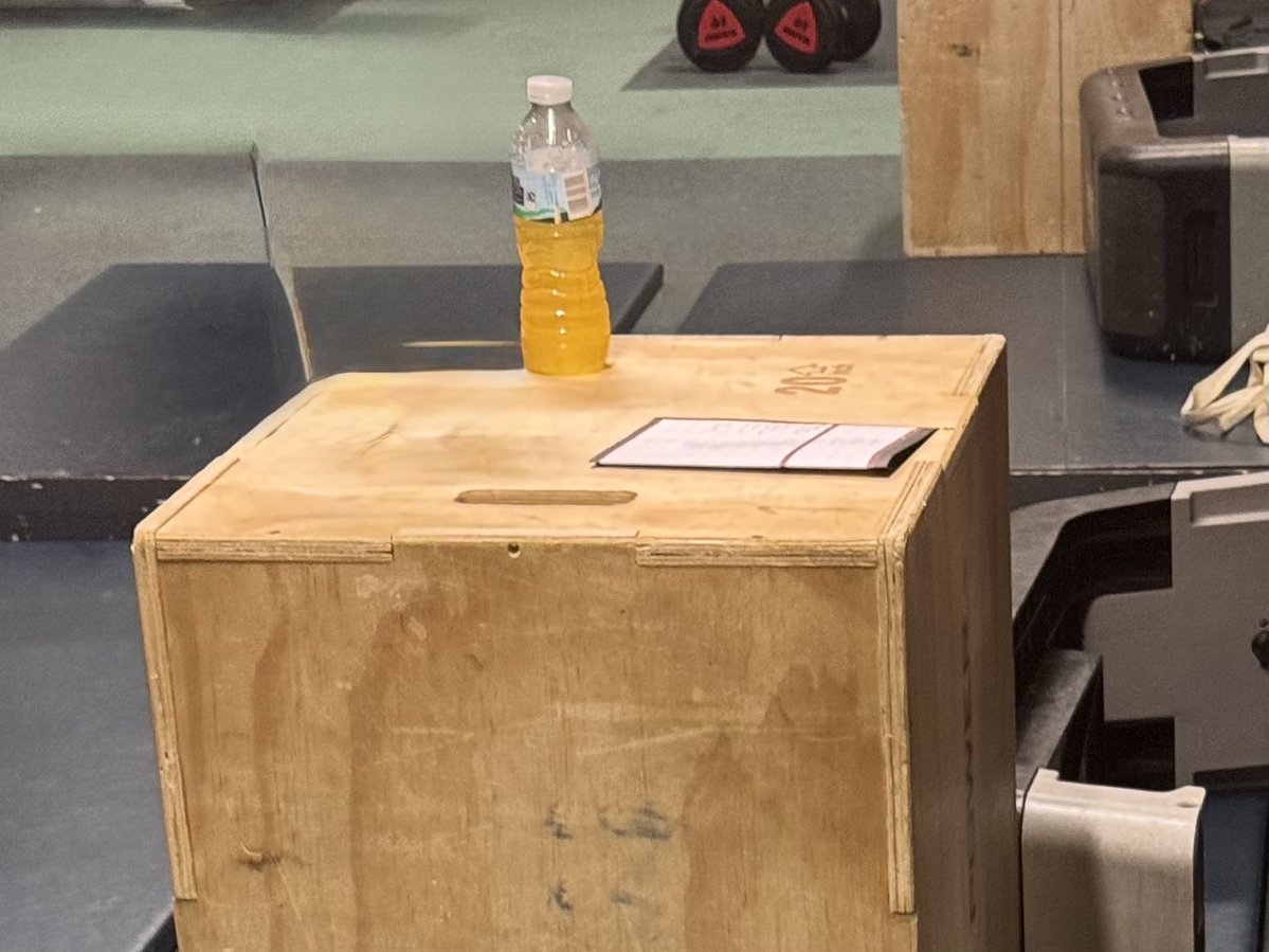 Name a more British gym behaviour then bringing squash in a battered bottle.