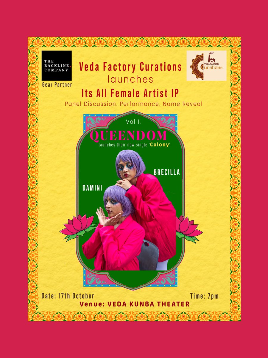 Did you know that Queendom has performed the anthem for 60th <a href="/feminamissindia/">Miss India</a>. 

Now they will be performing with their full set for this. Tickets are selling fast! You don’t want to miss them <a href="/queendomindia/">Queendom</a>. Tickets available on <a href="/skilIboxes/">SkillBoxes</a>